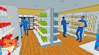 Supermarket Simulator 33 FR Le mod stockagelivraison qui fait gagner 20mn par jour [upl. by Ttenna856]