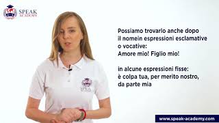 Italian lesson 12 module 2Position of the possessive adjective Posizione dell’aggettivo possessivo [upl. by Fidelia]