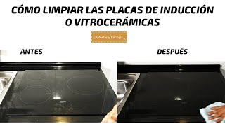 🔥 Cómo Limpiar la Vitrocerámica o Placa de Inducción para dejarla como nueva 🤩 [upl. by Noli]