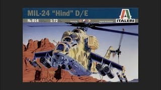 Italeri 172 Mil24 quotHindquot DE Scale Model Review [upl. by Aihsinat]