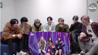 BTS Reaction to Blackpink Jennie Solo performance at SBS GAyo Daejun 💜💛 Fanmade 💜 [upl. by Karyl740]