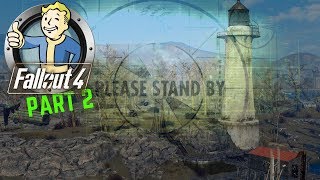 Fallout 4  Kingsport Lighthouse Settlement Build Part 2 NO MODS [upl. by Sephira]