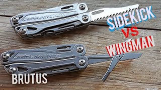 Porównanie budżetowych multitooli Leatherman Sidekick vs Leatherman Wingman [upl. by Vasili851]