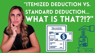 Itemized Deduction vs Standard Deduction Explained [upl. by Ahseret]