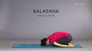 Beginners Yoga How to do Balasana  Childs Pose [upl. by Aisorbma188]