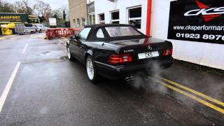 Mercedes R129 SL500 CKS Sport Exhaust [upl. by Abisia]