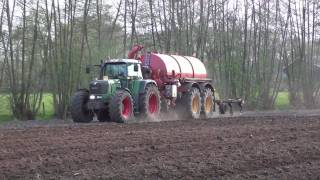 Loonbedrijf Van Geresteijn bouwland injecteren met Fendt 920 [upl. by Rasecoiluj434]