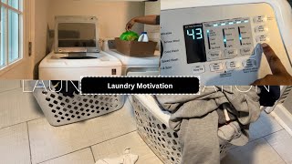 Laundry Motivation End of the Week Laundry [upl. by Marjana481]