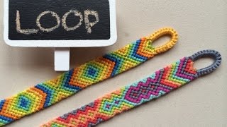 DIY Easy beginning LOOP for friendship bracelets  handmade crafts  Creative Twins [upl. by Gal172]