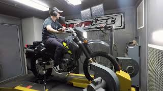 2022 Suzuki DRZ400S Dyno Test [upl. by Ahsinauq]