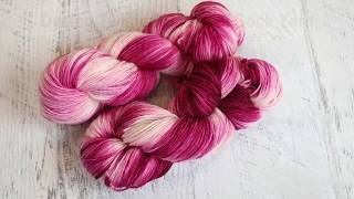 Dyeing Twisted Hanks of Sock Yarn in Rit Liquid Dye [upl. by Kammerer991]