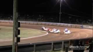 Australian Speedway Sidecar Championship 2012  Heat 17 [upl. by Collbaith]