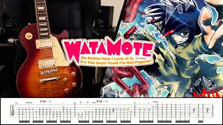 TABS Watamote OP【Watashi ga motenai no wa dou kangaetemo omaera ga warui 】Guitar Cover [upl. by Lolly]