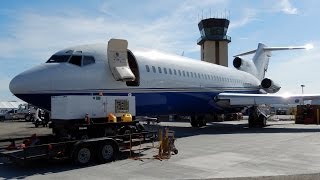 Detailed Views of VIP Boeing 727100 Jonas Brothers Jet quotThis ones for Ryan Bomarquot N30MP [upl. by Rica484]