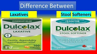 Difference between Laxatives and Stool Softeners [upl. by Warwick]