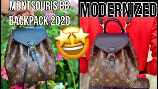 NEW Modernized Louis Vuitton Montsouris BB Backpack 2020 [upl. by Kory]