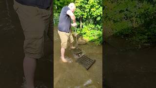 S0471 Unclogging a storm drain after heavy rain in Germany shorts [upl. by Gnot316]