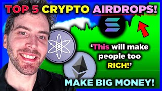 MAKE MILLIONS w Crypto Airdrops explained in under 10 minutes [upl. by Inilam]