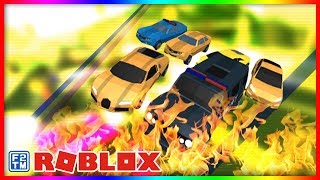 Extreme Fire Fighting New Car Chase in Ultimate Driving in Roblox [upl. by Reeba]