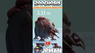 Sở Thú Zoochosis Chiều Cao Tất Cả Quái Vật Trong Game Zoochosis short shorts zoochosis [upl. by Berstine]