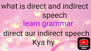 English grammar important points  direct and indirect speech 💥💥💥💥 [upl. by Acirea]