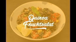 Quinoa Fruchtsalat 🥗  Rezept HCLF amp vegan [upl. by Xonk120]