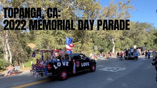 Topanga CA 2022 Memorial Day Parade Cuz Hippies are Better Than Hipsters ☮️ 🌈 ❤️ [upl. by Alidia482]