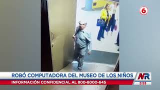 Video Buscan a hombre sospechoso de robar computadora en Museo de los Niños [upl. by Eldwun138]