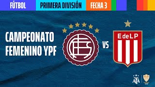 Lanús VS Estudiantes LP  EN VIVO  Fecha 3  Campeonato Femenino YPF 2023  FUTBOLenDEPORTV [upl. by Aelhsa]