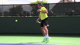 M Raonic Forehand In Slow Motion HD [upl. by Carroll]