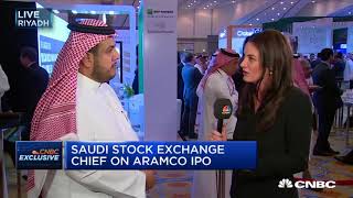 Saudi exchange welcomes Aramco IPO says CEO  Capital Connection [upl. by Melborn]