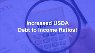 Part 2 – USDA Income Guidelines 2024 USDA Debt to Income Ratios are Increasing [upl. by Tibold]