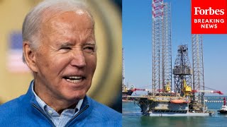 Biden Pauses New Natural Gas Export Projects In Controversial Decision [upl. by Assilev293]