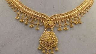 Gold Necklace Designs [upl. by Aramoj]