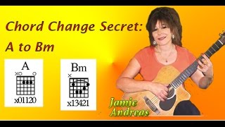 Chord Change Secret A to Bm [upl. by Catto]