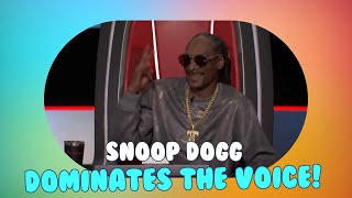 Snoop Dogg Steals the Show on The Voice Michael Bublés Struggles Explored [upl. by Klinger]