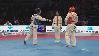 Final F67 London 2017 World Taekwondo Grand Prix 3 Lauren WILLIAMS GBR vs Ruth GBAGBI CIV [upl. by Schwab]