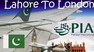 ✈FLIGHT REPORT✈ PIA Pakistan International Airlines Lahore To London Boeing 777340ER PK757 [upl. by Luapnaes]