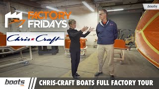 Factory Fridays ChrisCraft Reveals Boat Building Process EP 3 [upl. by Eiramaliehs]