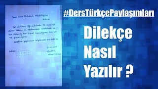 Dilekçe Nasıl Yazılır [upl. by Yrome]