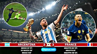 Argentina vs France  33   Extended Highlights And Goals  World Cup 2022 Final [upl. by Aicenek]