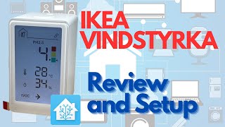 IKEA VINDSTYRKA Smart Home Sensor  Review and Setup in Home Assistant [upl. by Basia]