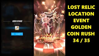 3435 Lost Relics Location at Event Golden Coin Rush  GODDESS OF VICTORY NIKKE [upl. by Ilah727]