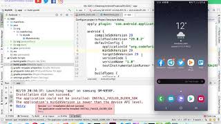 109 Android Studio and minSdkVersion  targetSdkVersion and compileSdkVersion [upl. by Eciram49]