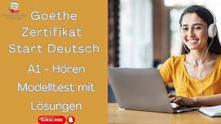 Goethe Exam A1 Listening Practice Exercises  German Exam Start Deutsch mit Antworten [upl. by Carmen]