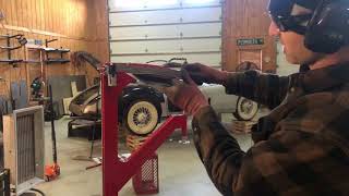 Planishing welds with Planishing hammer [upl. by Adnorahs]