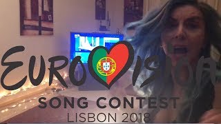 Reacting LIVE to First Semi Final Qualifiers  Eurovision 2018 [upl. by Jit]