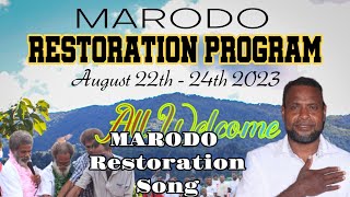 MARODO TRIBE Restoration song 2023  ABIDAN [upl. by Eerrehs]