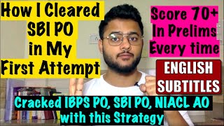 How I Cleared SBI PO Pre in my First Attempt  How to Prepare for SBI PO 2022  SBI PO 2022 Strategy [upl. by Rheba]