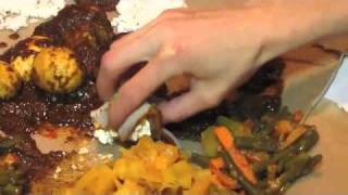 How to Eat Ethiopian Food  Mesob Ethiopian Restaurant [upl. by Eelarual562]